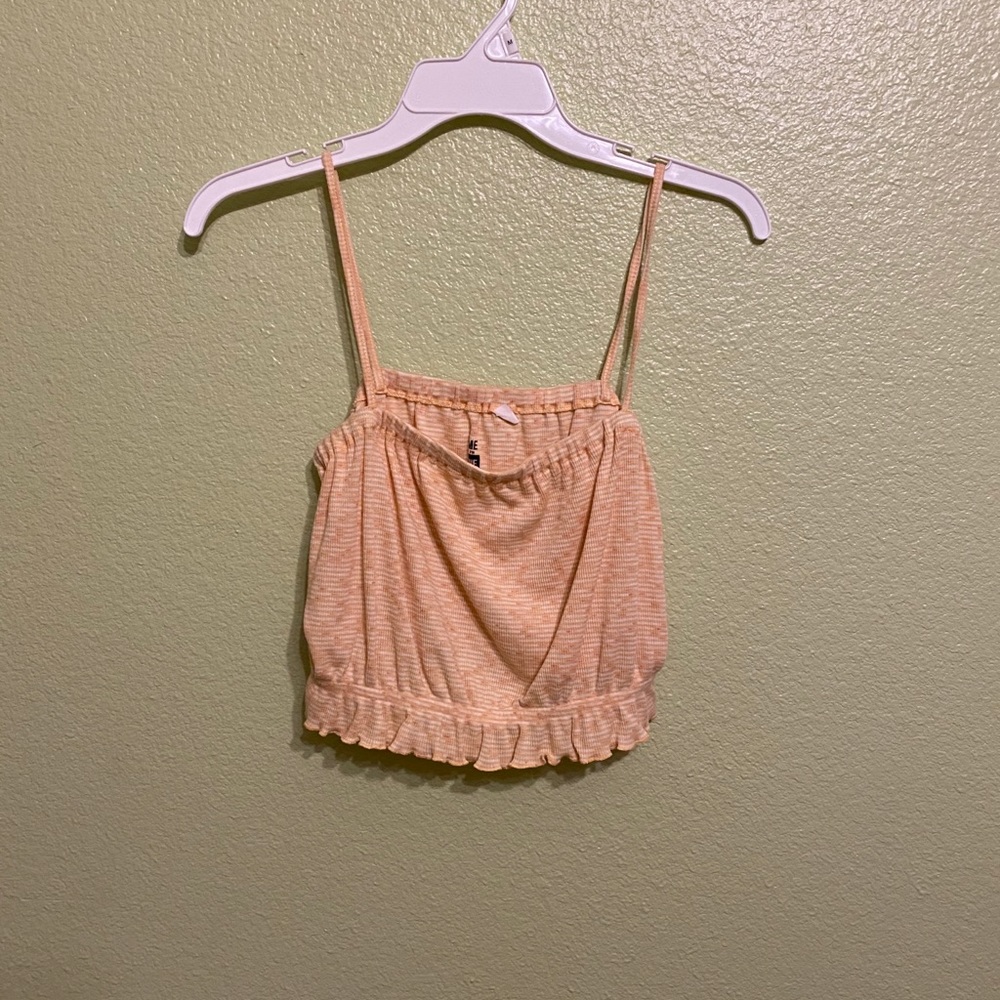 Pacsun Me to We ruffled crop top